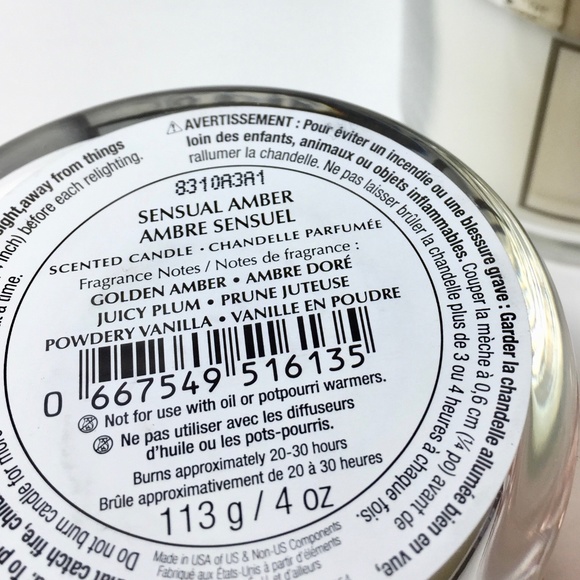 SENSUAL AMBER Candles & Wallflowers - Picture 2 of 2